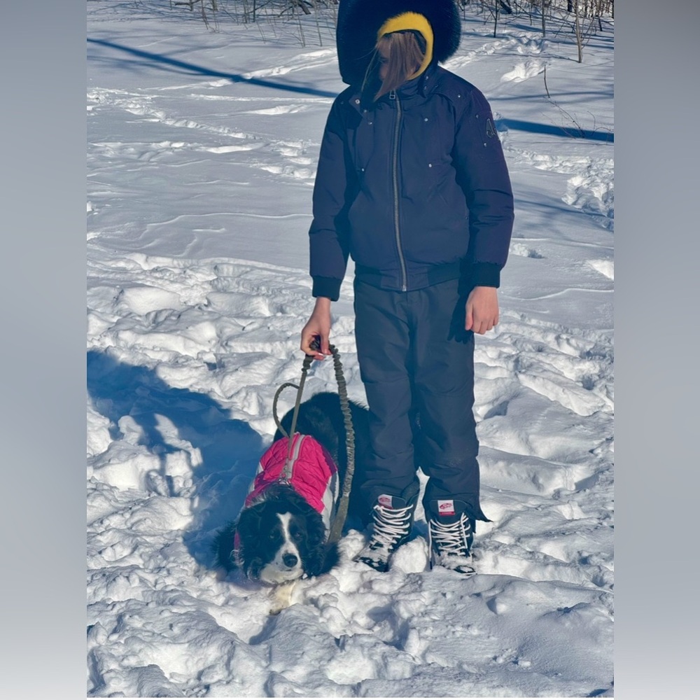 KIDS UNISEX ORIGINAL SHEARLING TRIM BOMBER